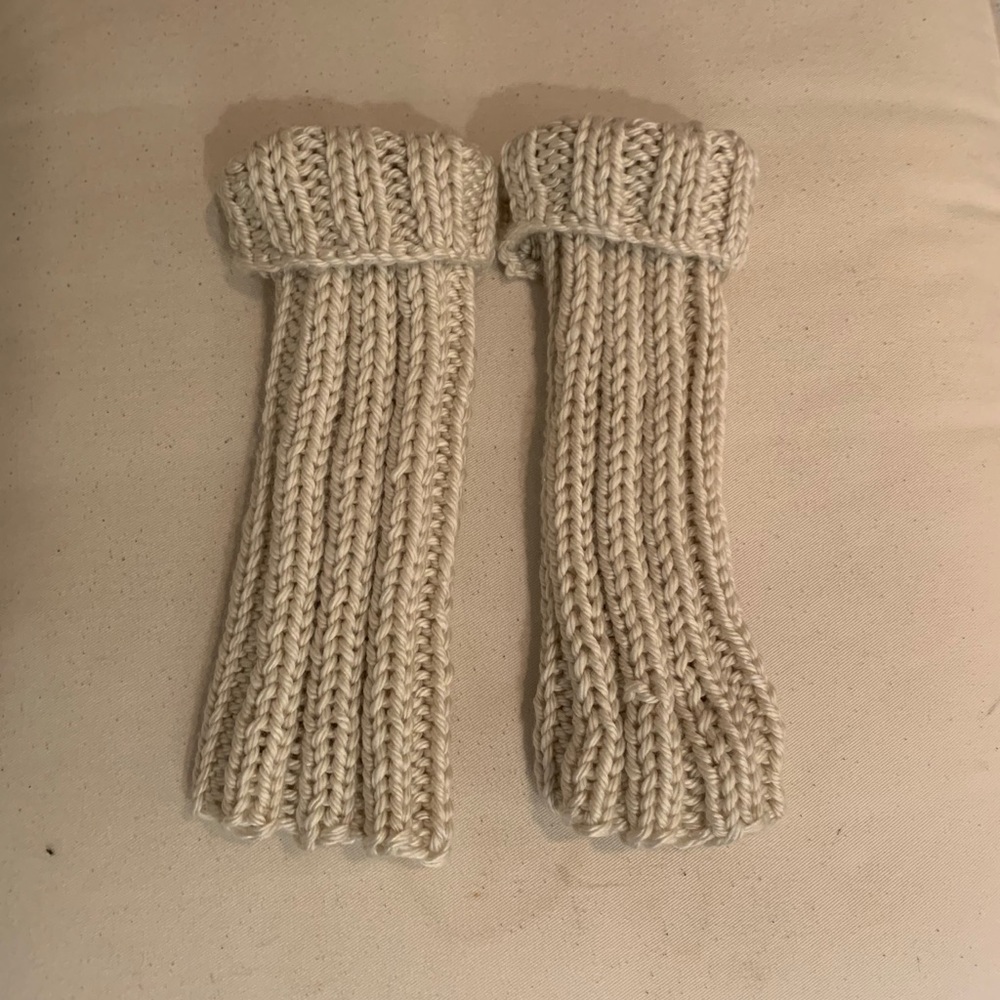 Homemade leg warmers